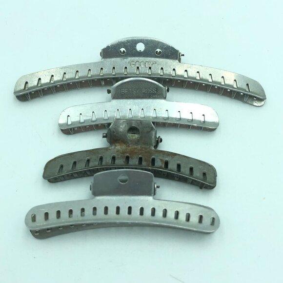 Lot of Vintage Metal Hair Stylists Clips - Picture 5 of 8